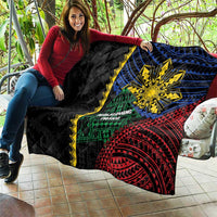 Philippines Christmas Quilt Xmas Tree Filipino Tribal Patterns - Polynesian Pride