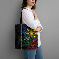 Philippines Christmas Tote Bag Xmas Tree Filipino Tribal Patterns - Polynesian Pride