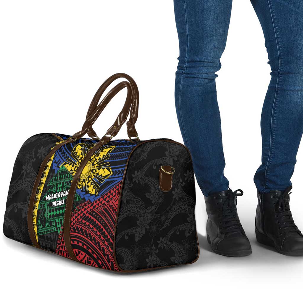 Philippines Christmas Travel Bag Xmas Tree Filipino Tribal Patterns - Polynesian Pride