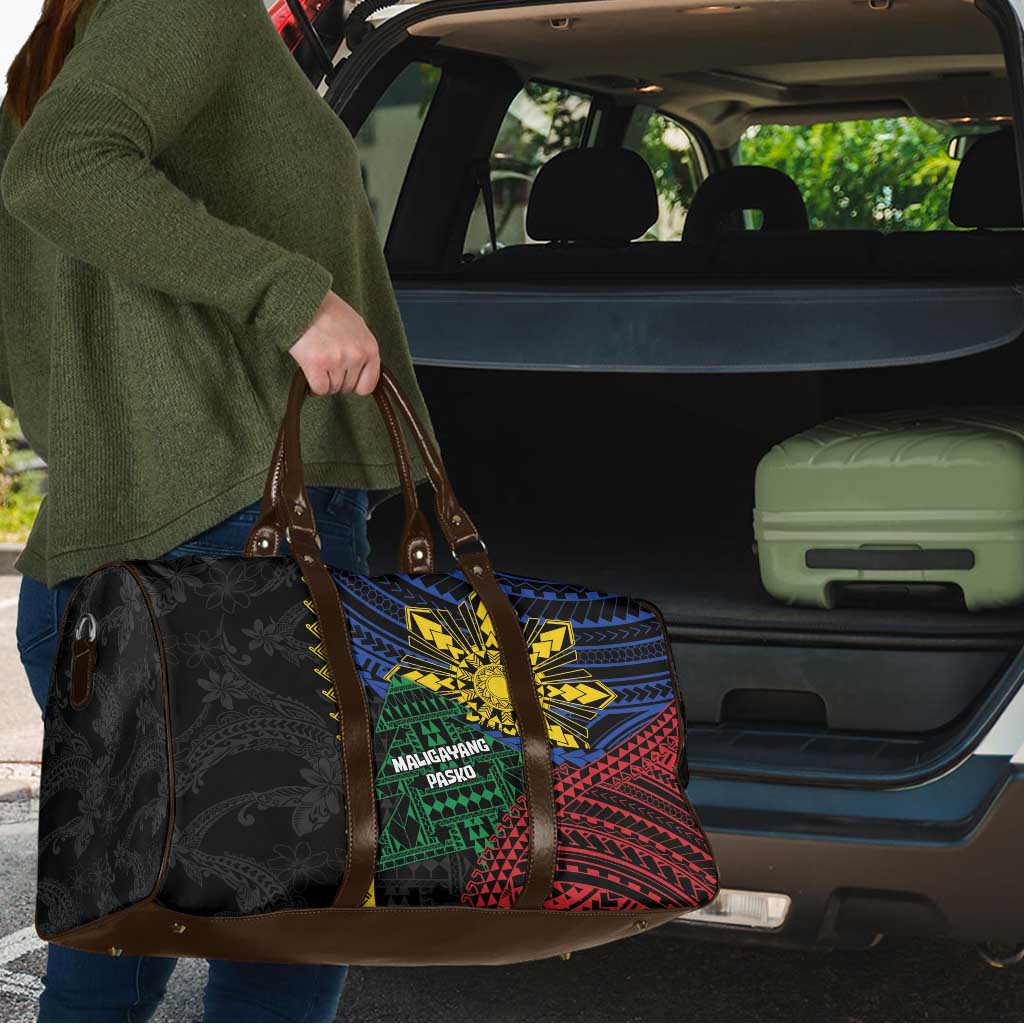 Philippines Christmas Travel Bag Xmas Tree Filipino Tribal Patterns - Polynesian Pride