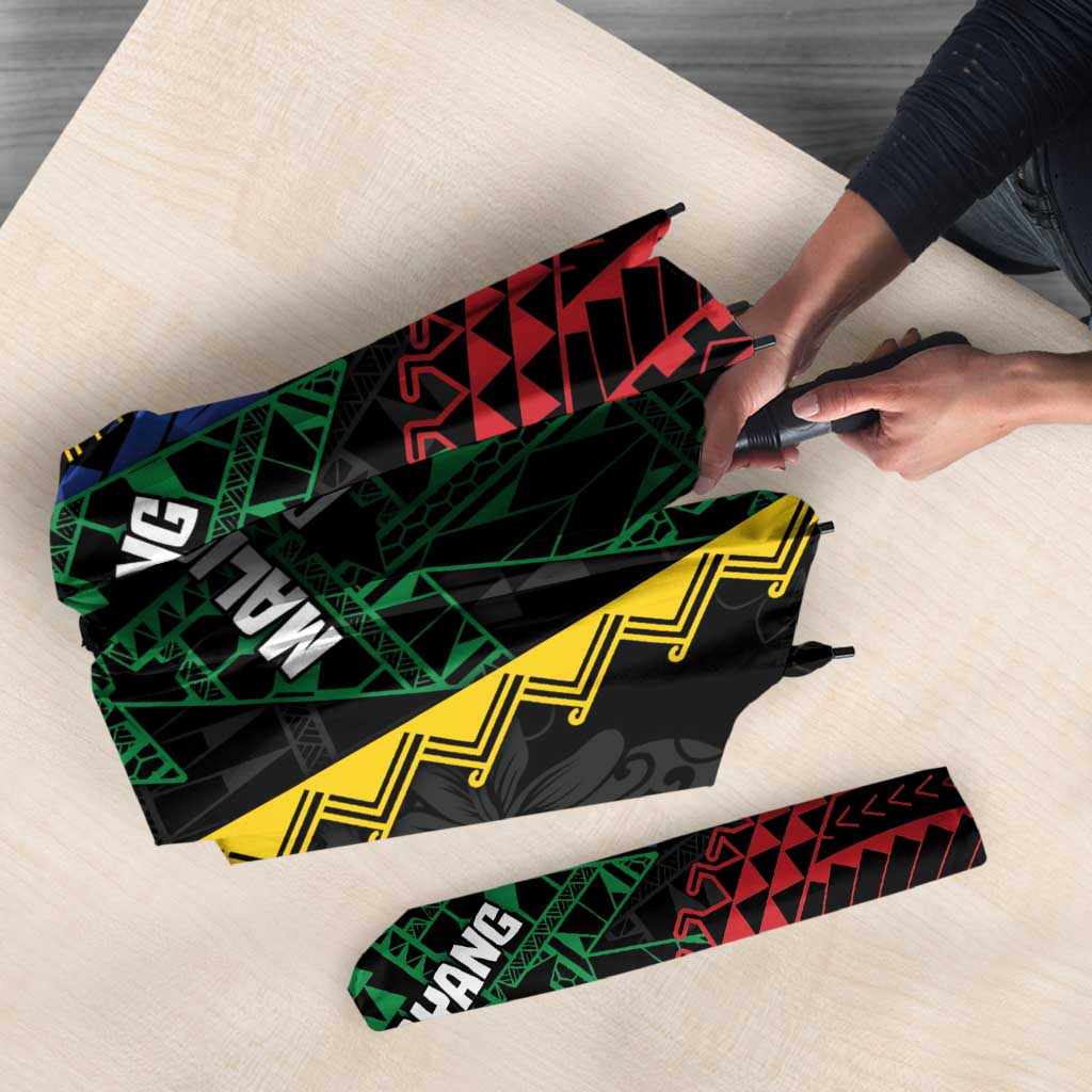 Philippines Christmas Umbrella Xmas Tree Filipino Tribal Patterns - Polynesian Pride