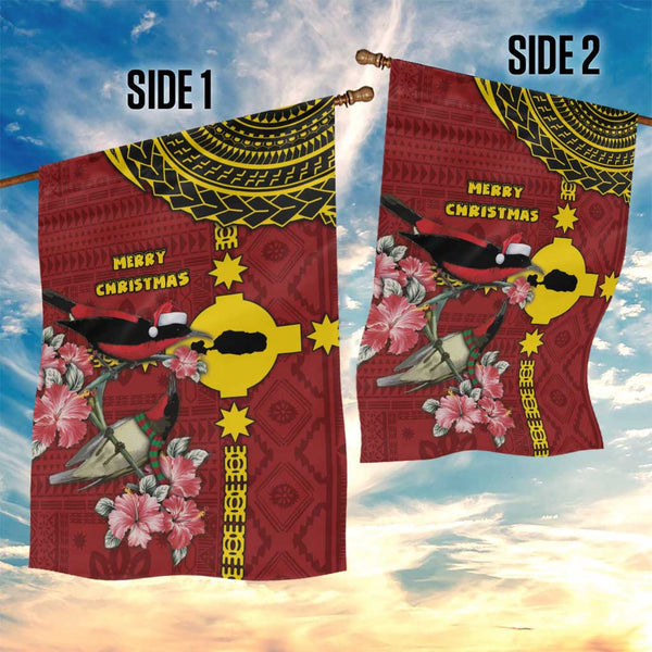 Rotuma Christmas Garden Flag Rotuma Myzomela Birds With Hibiscus ...