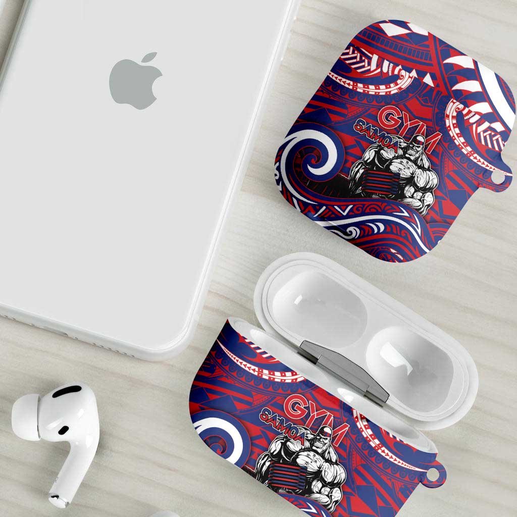 Samoa Gym AirPods Case Muscle Samoan Tribal Waves - Polynesian Pride