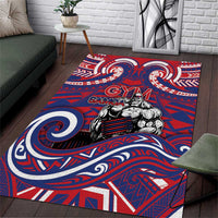 Samoa Gym Area Rug Muscle Samoan Tribal Waves - Polynesian Pride
