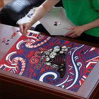 Samoa Gym Puzzle Muscle Samoan Tribal Waves - Polynesian Pride