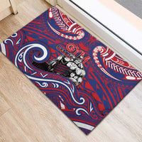Samoa Gym Rubber Doormat Muscle Samoan Tribal Waves - Polynesian Pride