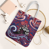 Samoa Gym Tote Bag Muscle Samoan Tribal Waves - Polynesian Pride