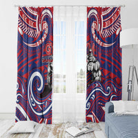 Samoa Gym Window Curtain Muscle Samoan Tribal Waves - Polynesian Pride