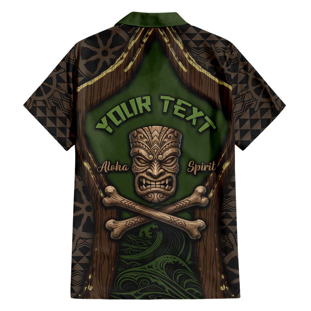 Personalised Hawaii Tiki Pirates Family Matching Mermaid Dress and Hawaiian Shirt Kakau Pattern Polynesian Style DT05 - Polynesian Pride