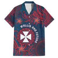 Personalised Wallis And Futuna Family Matching Summer Maxi Dress and Hawaiian Shirt Hibiscus Polynesian Tribal Pattern