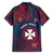 Personalised Wallis And Futuna Family Matching Tank Maxi Dress and Hawaiian Shirt Hibiscus Polynesian Tribal Pattern