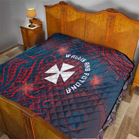 Wallis And Futuna Quilt Hibiscus Polynesian Tribal Pattern