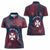 Personalised Wallis And Futuna Women Polo Shirt Hibiscus Polynesian Tribal Pattern