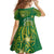 Personalised Cook Islands Family Matching Summer Maxi Dress and Hawaiian Shirt Hibiscus Polynesian Tribal Pattern