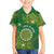 Personalised Cook Islands Family Matching Summer Maxi Dress and Hawaiian Shirt Hibiscus Polynesian Tribal Pattern