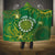 Cook Islands Hooded Blanket Hibiscus Polynesian Tribal Pattern