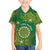 Personalised Cook Islands Kid Hawaiian Shirt Hibiscus Polynesian Tribal Pattern