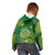 Personalised Cook Islands Kid Hoodie Hibiscus Polynesian Tribal Pattern