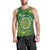 Personalised Cook Islands Men Tank Top Hibiscus Polynesian Tribal Pattern