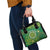 Cook Islands Shoulder Handbag Hibiscus Polynesian Tribal Pattern