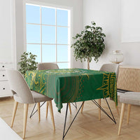 Cook Islands Tablecloth Hibiscus Polynesian Tribal Pattern