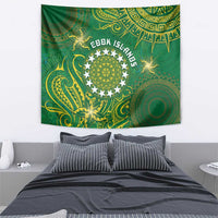 Cook Islands Tapestry Hibiscus Polynesian Tribal Pattern