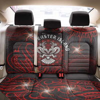 Easter Island Back Car Seat Cover Hibiscus Polynesian Tribal Pattern DT05 - Polynesian Pride