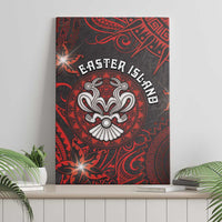 Easter Island Canvas Wall Art Hibiscus Polynesian Tribal Pattern