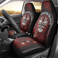 Easter Island Car Seat Cover Hibiscus Polynesian Tribal Pattern DT05 - Polynesian Pride