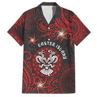 Personalised Easter Island Family Matching Off Shoulder Maxi Dress and Hawaiian Shirt Hibiscus Polynesian Tribal Pattern