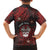 Personalised Easter Island Family Matching Summer Maxi Dress and Hawaiian Shirt Hibiscus Polynesian Tribal Pattern
