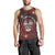 Personalised Easter Island Men Tank Top Hibiscus Polynesian Tribal Pattern