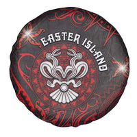 Easter Island Spare Tire Cover Hibiscus Polynesian Tribal Pattern