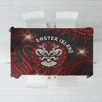 Easter Island Tablecloth Hibiscus Polynesian Tribal Pattern