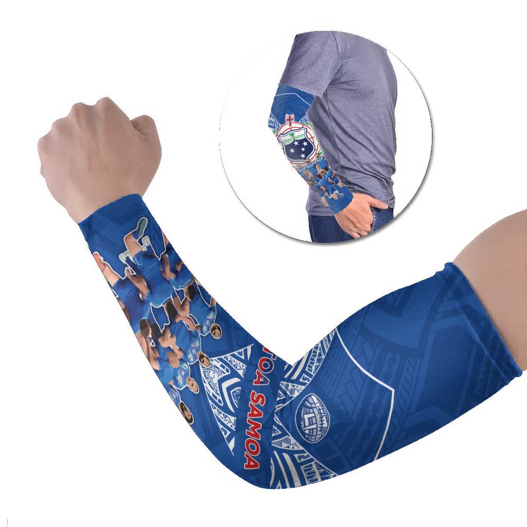 Toa Samoa Arm Sleeves Samoan Warrior Spirit Rugby - Polynesian Pride