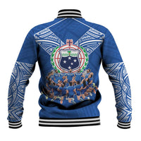 Toa Samoa Baseball Jacket Samoan Warrior Spirit Rugby - Polynesian Pride
