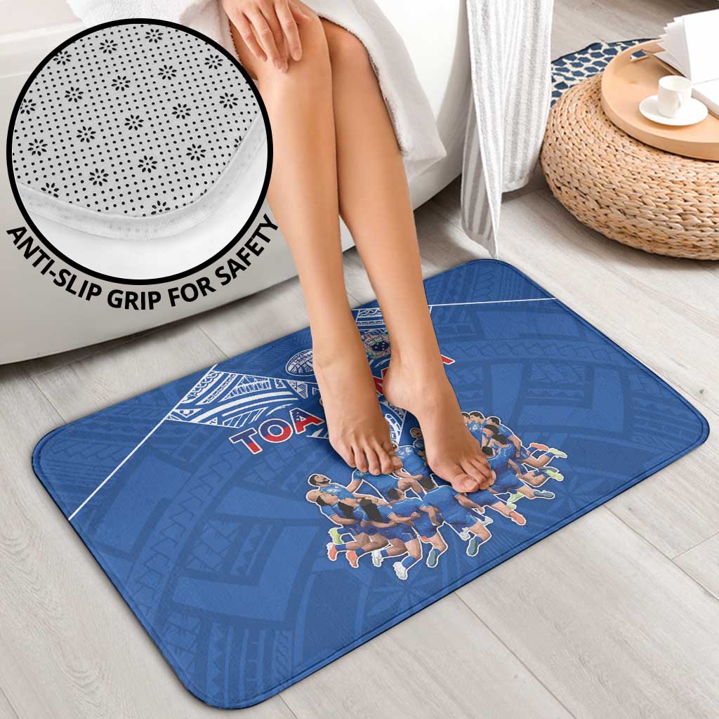 Toa Samoa Bathroom Set Samoan Warrior Spirit Rugby - Polynesian Pride