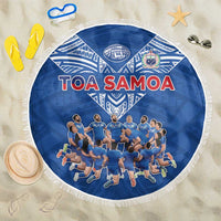 Toa Samoa Beach Blanket Samoan Warrior Spirit Rugby - Polynesian Pride
