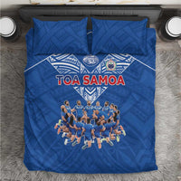 Toa Samoa Bedding Set Samoan Warrior Spirit Rugby - Polynesian Pride