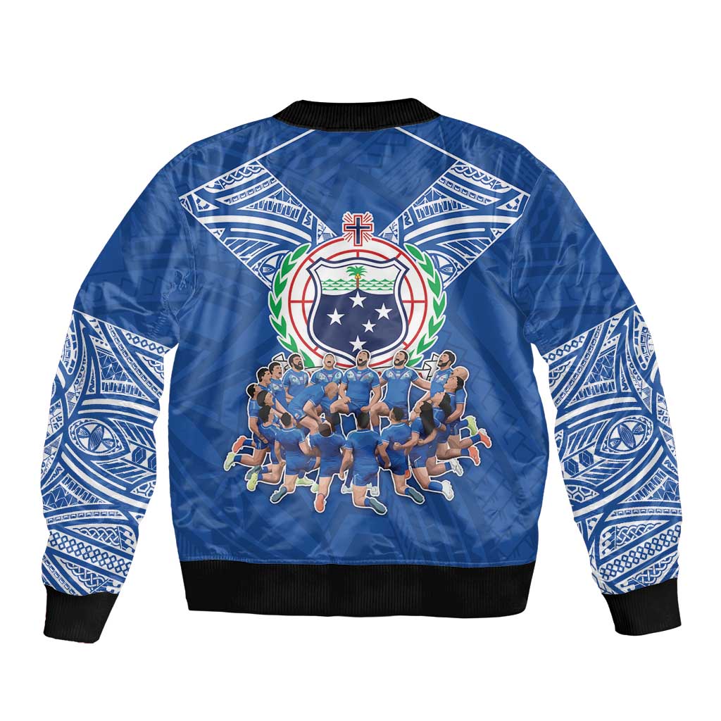 Toa Samoa Bomber Jacket Samoan Warrior Spirit Rugby - Polynesian Pride