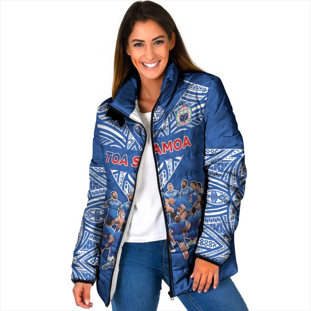 Toa Samoa Padded Jacket Samoan Warrior Spirit Rugby - Polynesian Pride