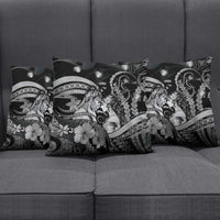 Maori Romantic Valentine Pillow Cover The Hongi Kiss Black Galaxy DT05 - Polynesian Pride