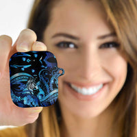Maori Romantic Valentine AirPods Case The Hongi Kiss Blue Galaxy DT05 - Polynesian Pride