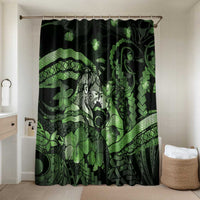 Maori Romantic Valentine Bathroom Set The Hongi Kiss Green Galaxy