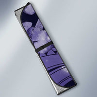 Maori Romantic Valentine Auto Sun Shade The Hongi Kiss Purple Galaxy