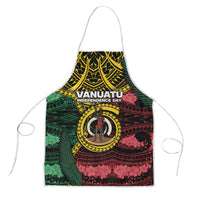 Vanuatu Independence Day Apron Boar Tusk Warrior Tribal Floral Patterns