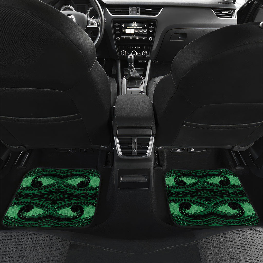 Personalised Vanuatu Independence Day Car Mats Boar Tusk Warrior Tribal Floral Patterns