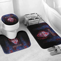 Guam Bathroom Set Chamorro Seal Tribal Scratch Design - Polynesian Pride