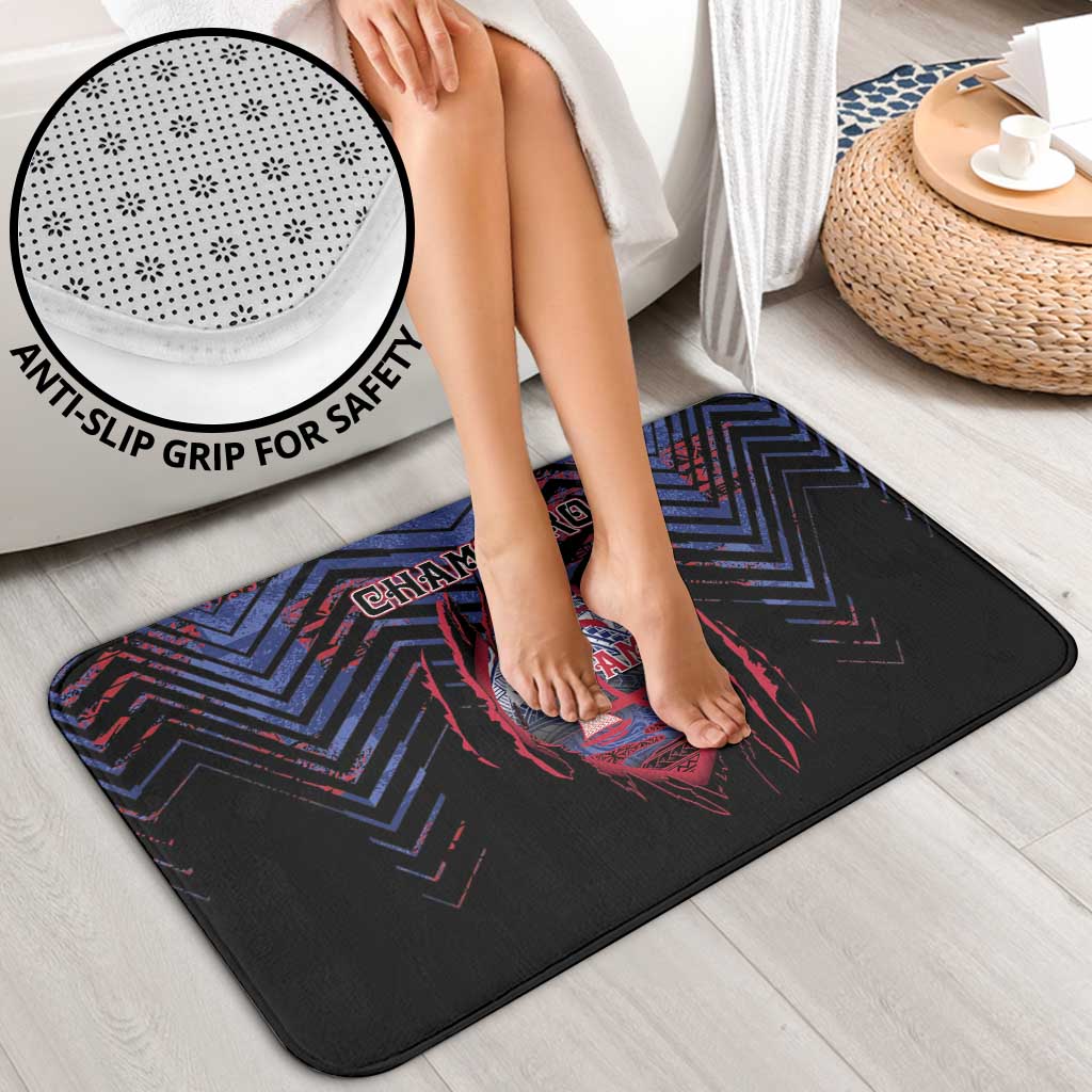 Guam Bathroom Set Chamorro Seal Tribal Scratch Design - Polynesian Pride