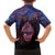 Personalised Guam Family Matching Tank Maxi Dress and Hawaiian Shirt Chamorro Seal Tribal Scratch Design - Polynesian Pride